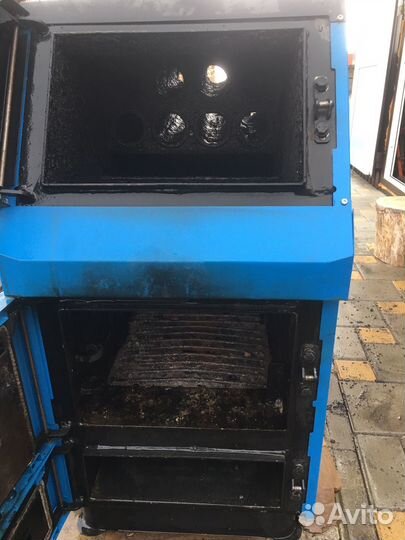 Твердотопливный котел длительного горения