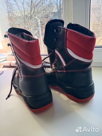 Кожаные рабочие ботинки 42