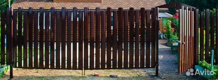 Штакетник фигурный