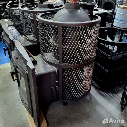 Банная печь атмосфера