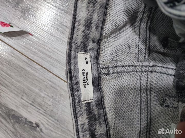 Джинсы для девочки 128