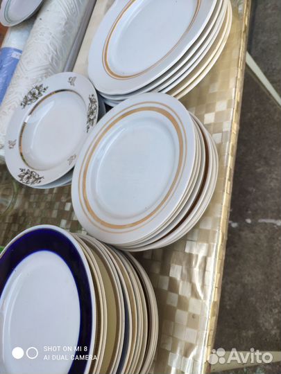 Тарелки разные