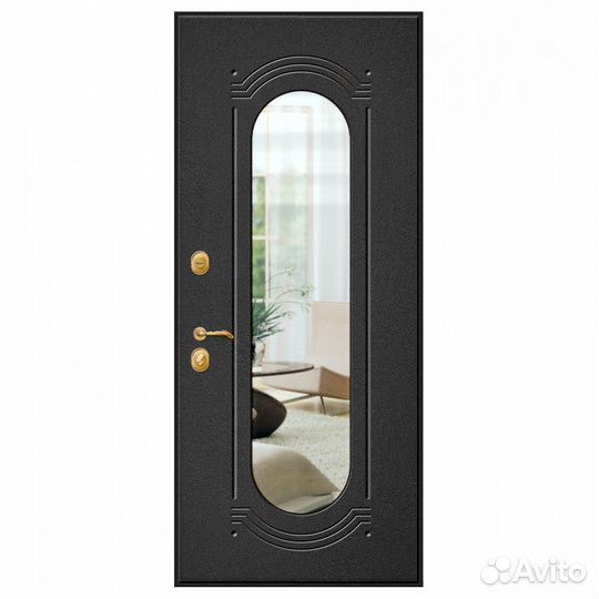 Дверь входная двустворчатая