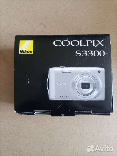 Фотоаппарат Nikon Coolpix S3300 с чехлом и SD 8GB
