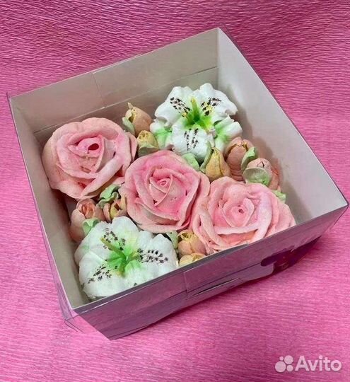 Сладкие букеты из зефира