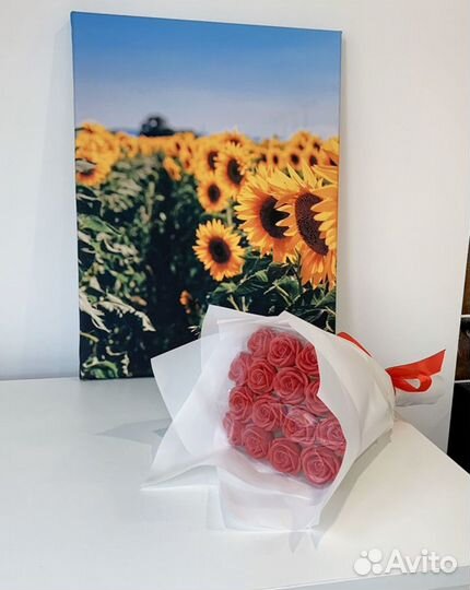 Букет из шоколадных роз, бельгийский шоколад