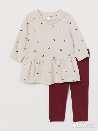 Одежда для девочки hm 92 98 новая