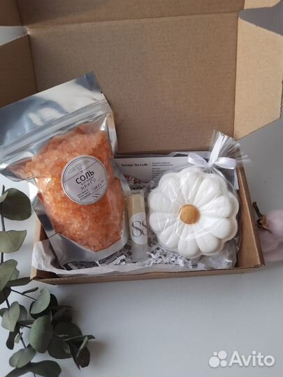 Подарочный набор соль бомбочка для ванны 8 марта