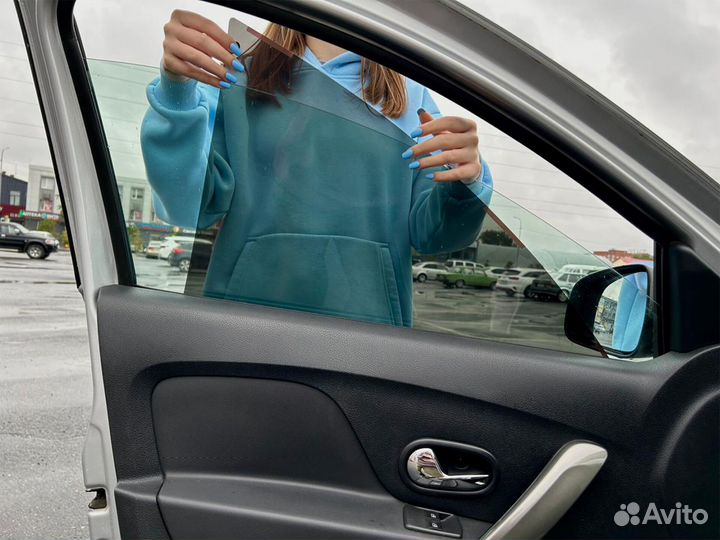 Съемная жесткая тонировка на статике