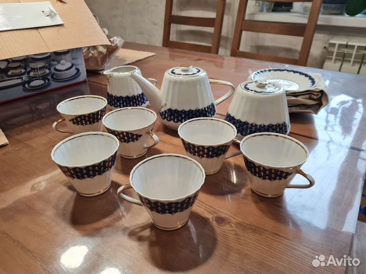 Набор столовой посуды на 6 персон, фарфор