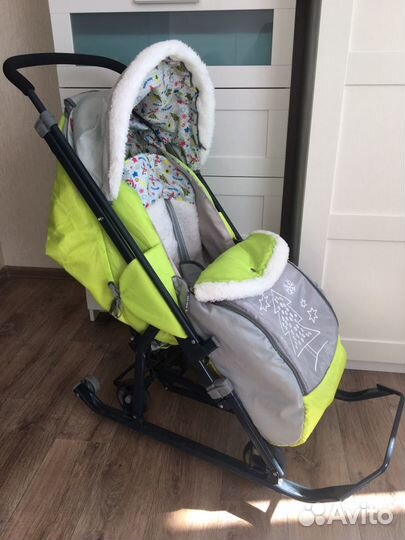 Коляска санки nika