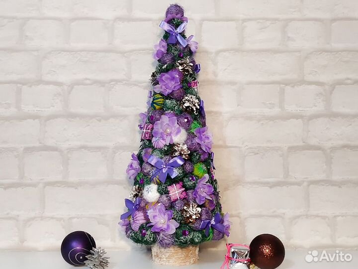 Новогодняя елочка-топиарий