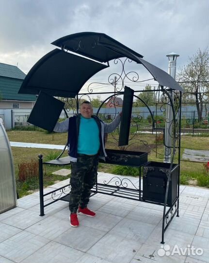 Мангал цельносварной