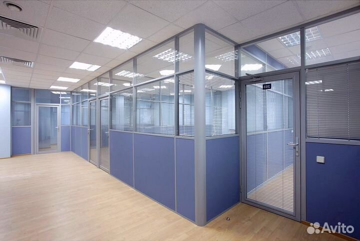 Офисные перегородки из стекла в Москве