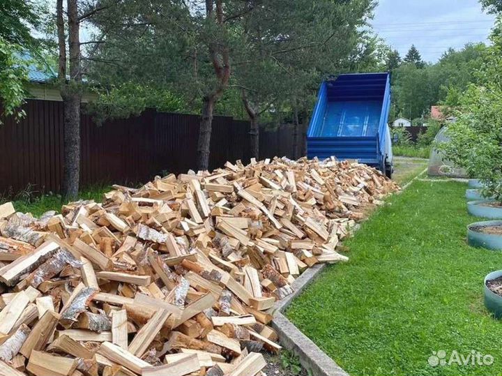 Дрова березовые. Колотые