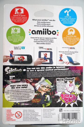 Amiibo фигурка Marie Splatoon (новая)