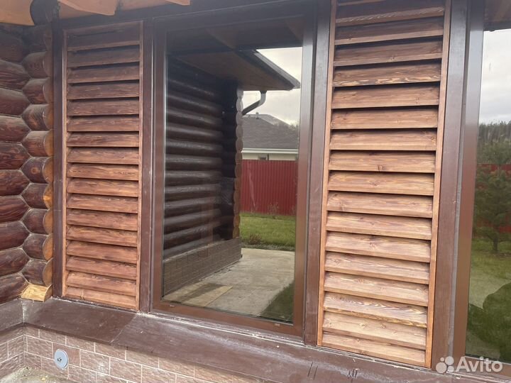 Жалюзи горизонтальные деревянные