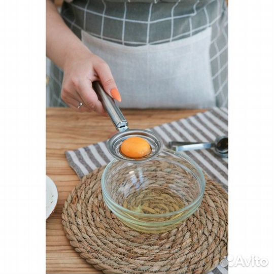 Сепаратор для яиц Доляна, нержавеющая сталь, цвет