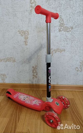 Самокат детский трехколесный бу