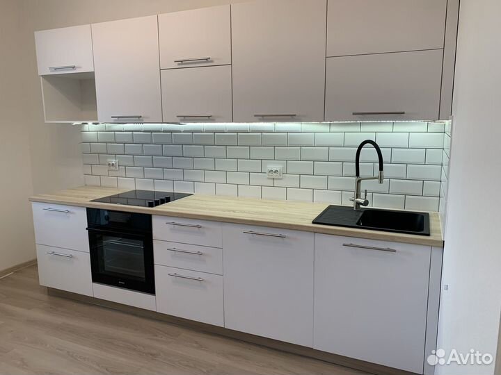 Прямая кухня новая мдф ксп:16748