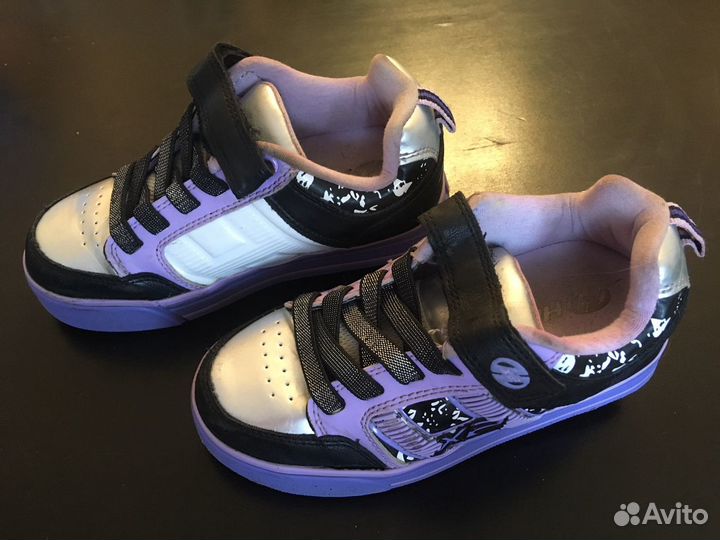 Роликовые кроссовки heelys X2, размер 32(eur)