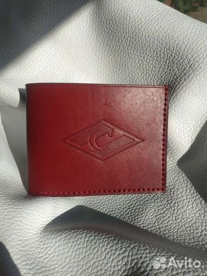 Кошелек мужской кожаный ручной работы