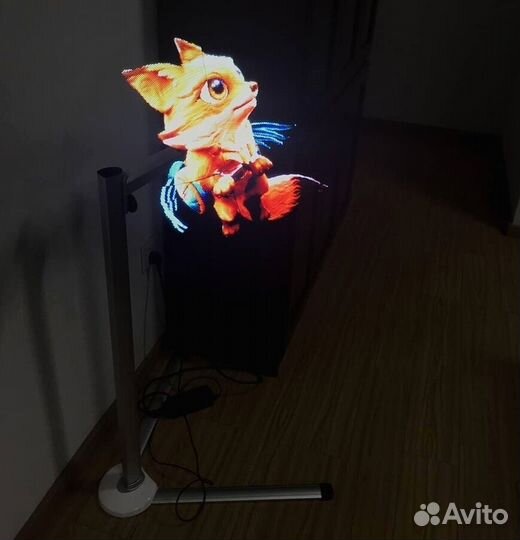 Голографический 3D-вентилятор LED