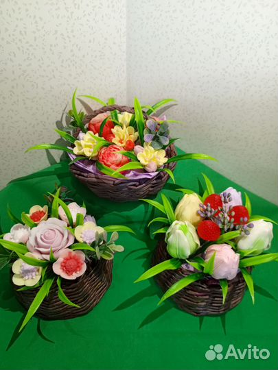 Мыло ручной работы набор, букет