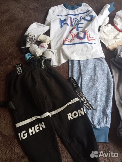 Детские вещи пакетом на мальчика 68 74