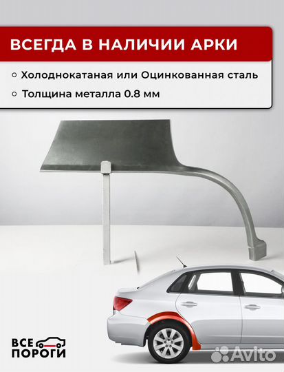 Ремонтные арки Peugeot 307 1 рестайлинг