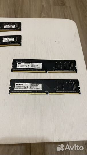 Оперативная память DDR4 2666 мгц 4шт*4гб