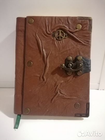 Кожаный блокнот
