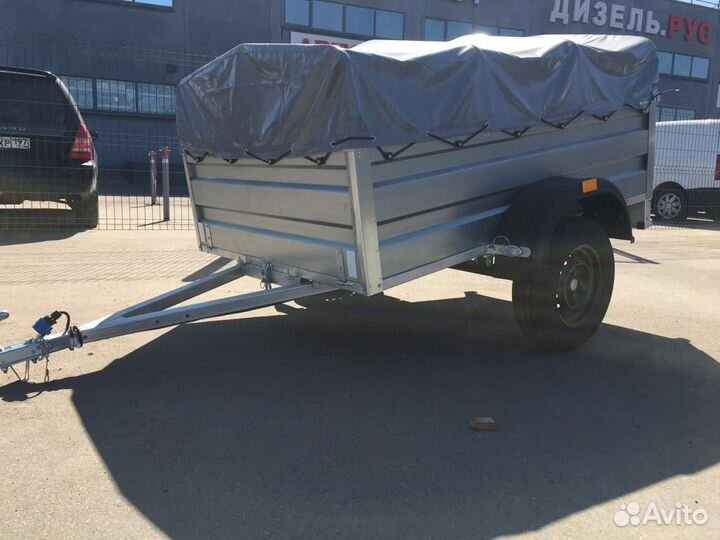 Легковой прицеп 2,0 на 1,3 с бортом 50 см