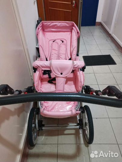 Детские коляски 3 в 1 из эко кожи