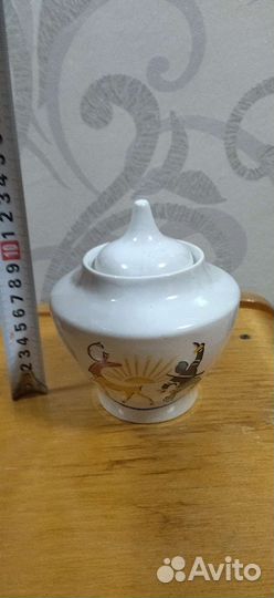 Сахарница фарфор СССР