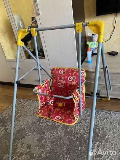 Детская качель напольная