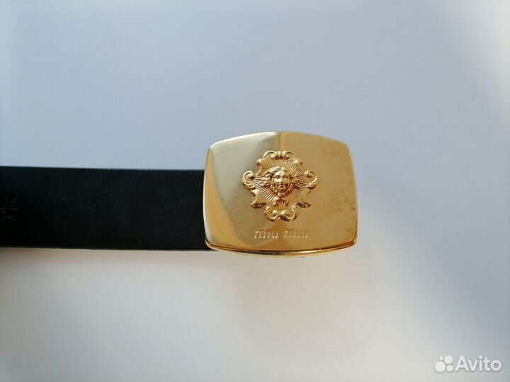 Ремень Miu Miu оригинал крокодиловая кожа
