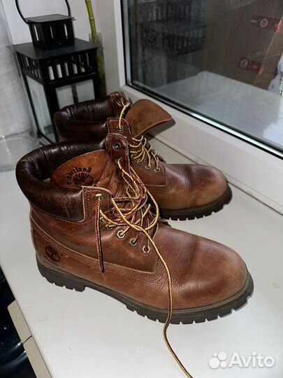 Ботинки timberland кожаные 29см