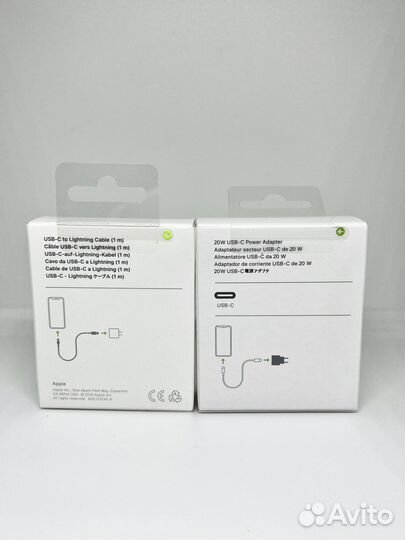 Зарядка Apple 20W + провод (новые)