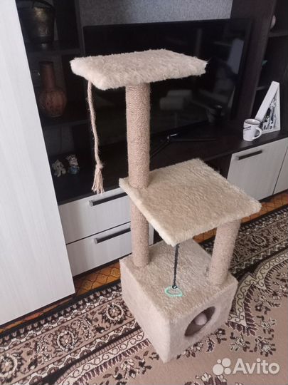 Когтеточка домик для кошки