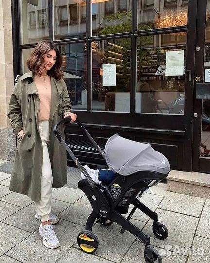 Аренда Детская коляска-автокресло FooFoo Серая