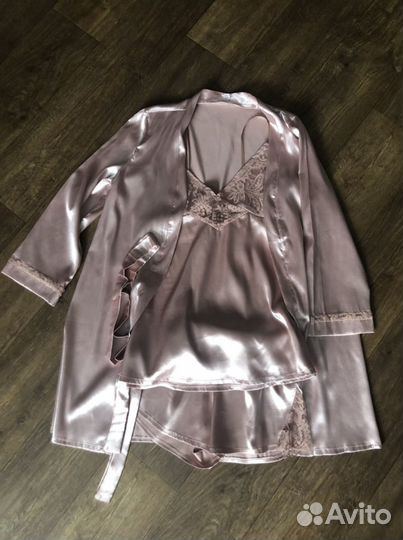 Халат женский шелковый 42-44