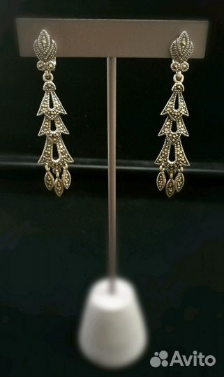 Серьги серебро