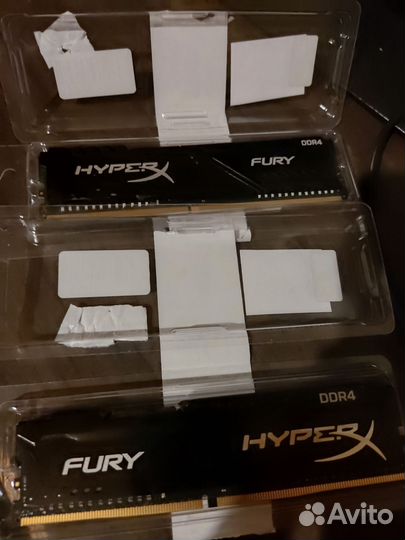 Оперативная память HyperX ddr4 16gb 2400(2 по 8)