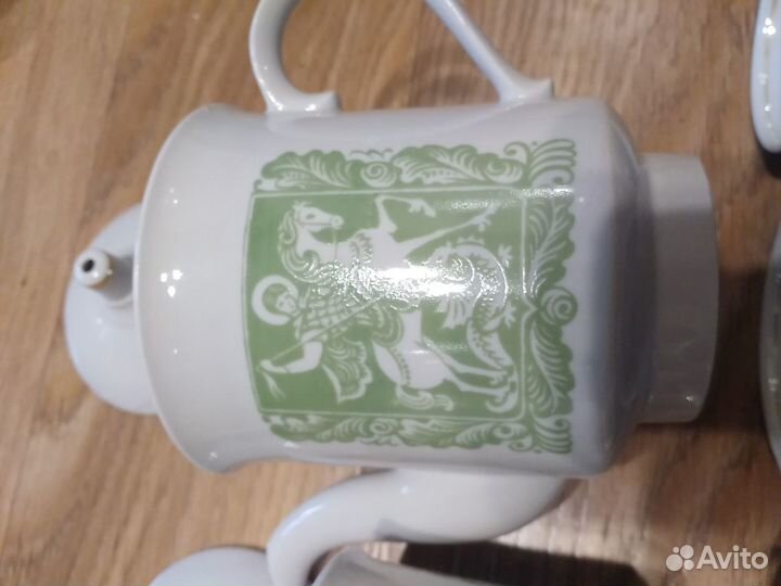 Сервиз чайный 6 персон. Георгий победоносец