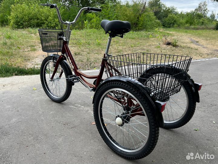Трехколесный велосипед для взрослых для отдыха