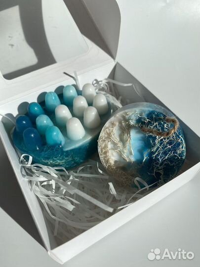 Массажное мыло с люфой