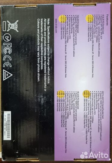 Контроллер COM ST-Lab I-390 PCI 2S Serial Card