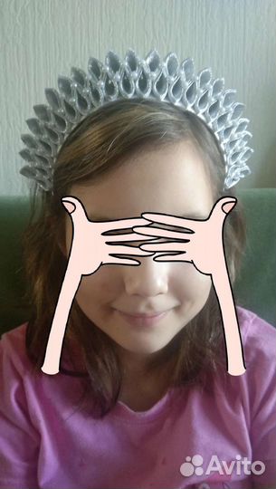 Ободок-Диадема праздничная для девочки
