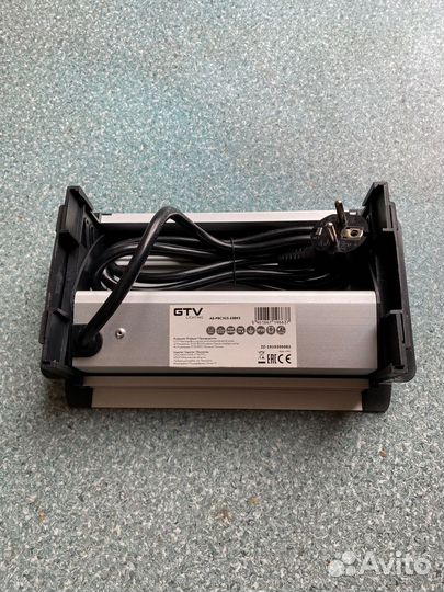 Блок розеток настольный 3 Schuko (AE-PBC3GS-53BKS)